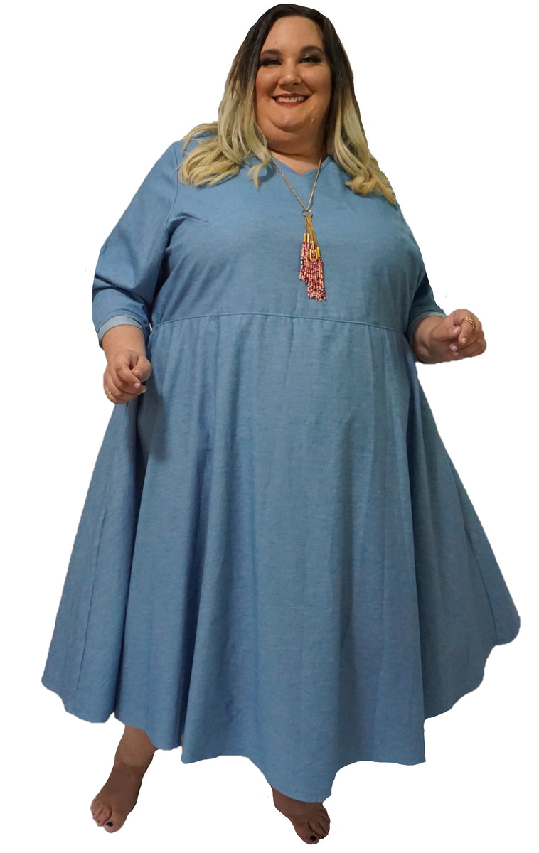 Empire Denim Dress – Myles Ahead