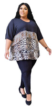 Load image into Gallery viewer, Chic Layered Animal Print Top