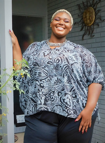 Plus Size Crepe Top