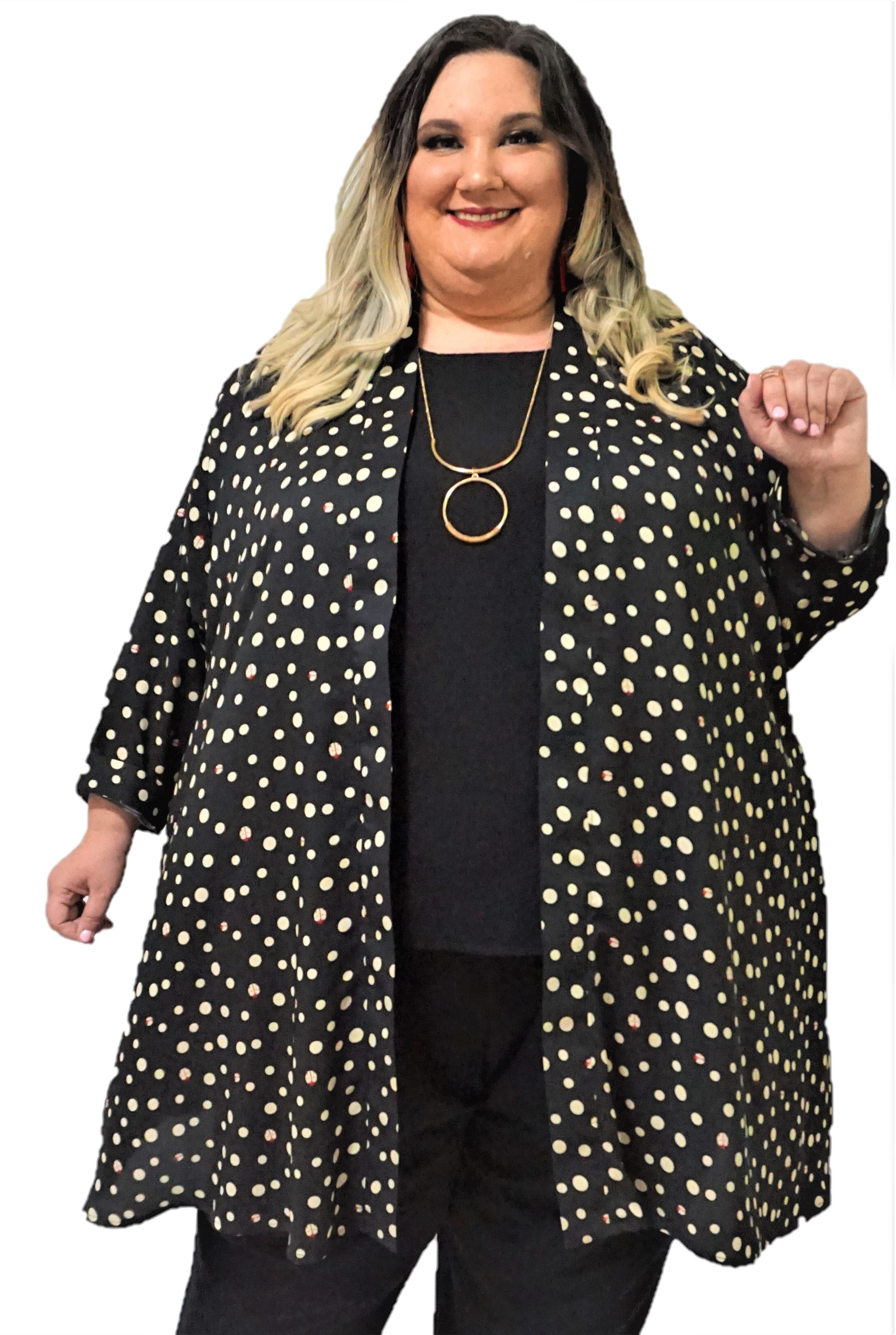 Women's plus size duster jackets cheap