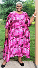 Load image into Gallery viewer, Plus Size Pink Print Dress