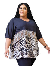 Load image into Gallery viewer, Chic Layered Animal Print Top