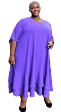 Load image into Gallery viewer, Purple Swing Dress