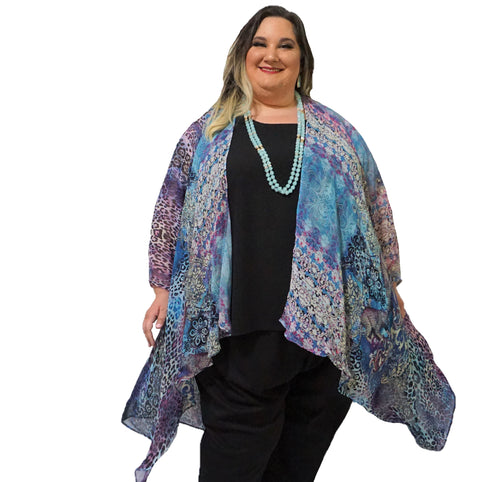 Printed Crepe Duster