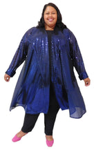 Load image into Gallery viewer, Plus Size Sequin Duster
