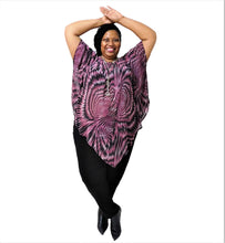 Load image into Gallery viewer, Crepe Print Plus Size Tunic Top